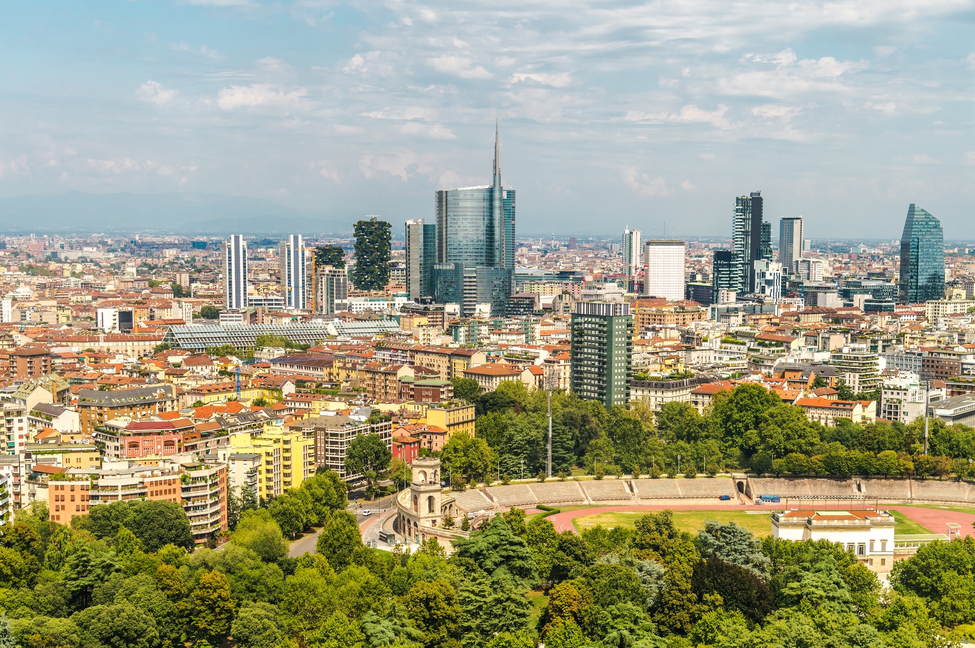 City of Milan Italy