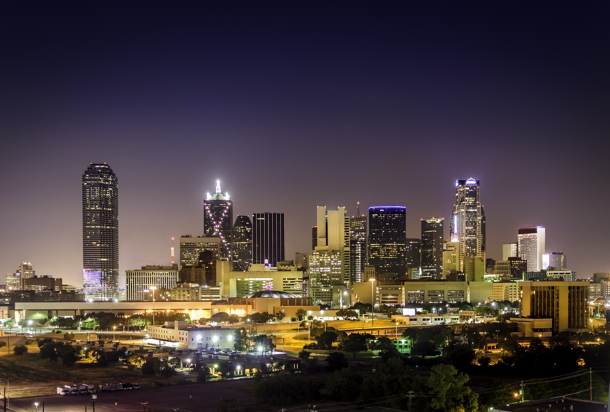 Downtown Dallas Illuminated
