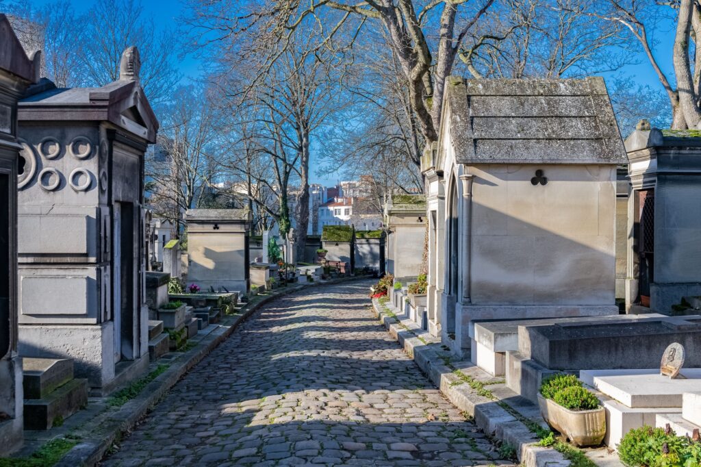 Paris, the Pere-Lachaise cemetery